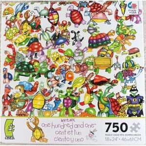 One Hundred Turtles and a Hare 750-piece jigsaw puzzle ceaco